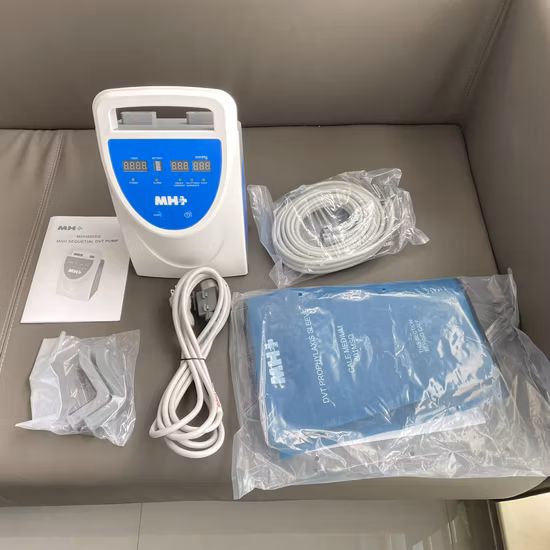 Dispositivo pneumático intermitente da compressão da bomba médica da prevenção de Dvt