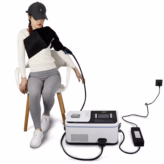 Sistema portátil de terapia de água circulante quente e fria
